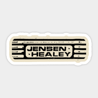 Jensen Healey 1970s classic car cam cover emblem black Sticker